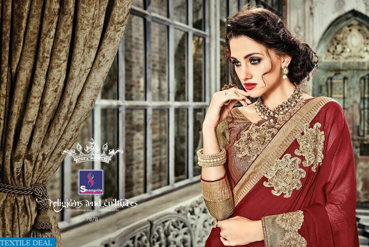 Shangrila paris rose vol-2 Wholesale party-wear Ethnic Saree